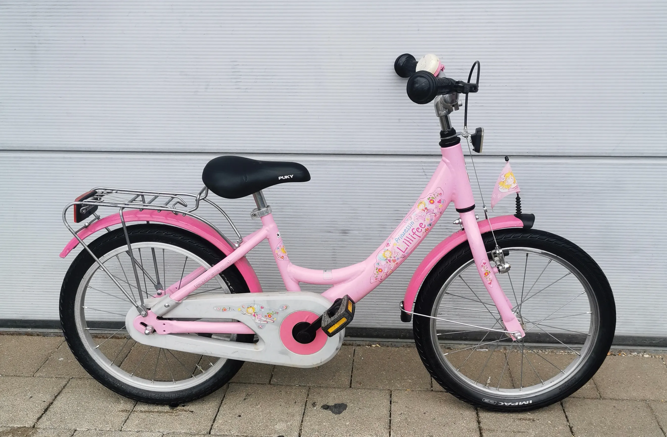 Gebrauchtes Puky Kinderrad Prinzessin Lillifee in Rosa mit Gepäckträger, Schutzblechen und Kettenschutz